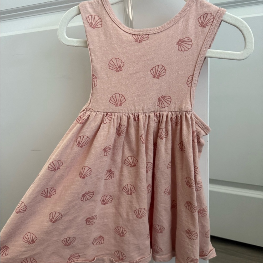 Lyla Seashell Patterned Kids Dress